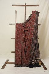 Maroon HBP Modal Silk Saree - SRMMSS648