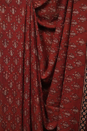 Red HBP Modal Silk Saree - SRRSMS692