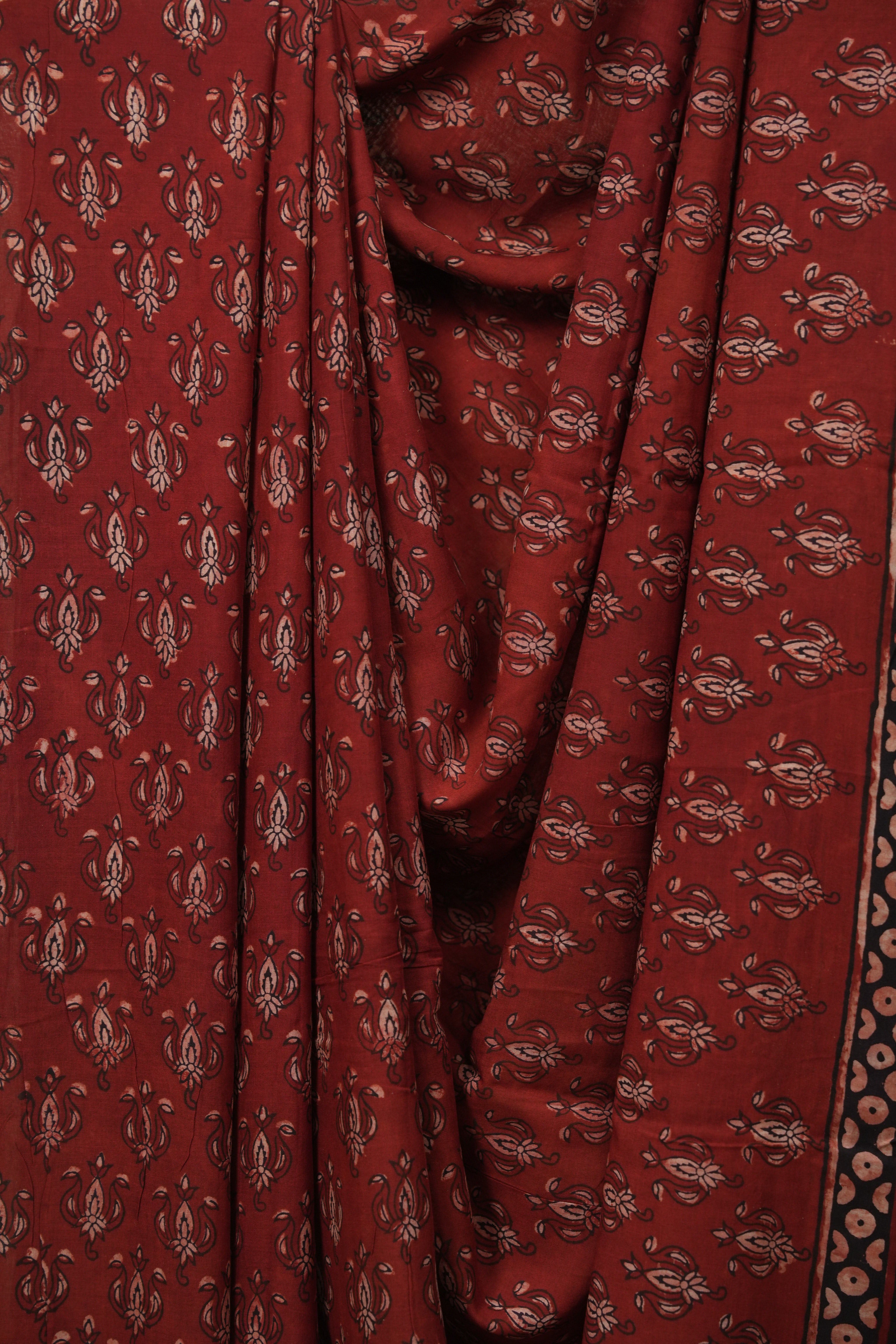 Red HBP Modal Silk Saree - SRRSMS692