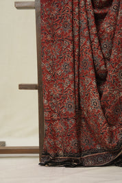 Maroon HBP Modal Silk Saree - SRMMSS648
