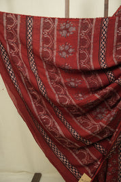 Red HBP Modal Silk Saree - SRRSMS692