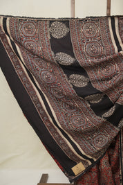 Maroon HBP Modal Silk Saree - SRMMSS648