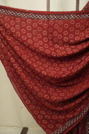 Red HBP Modal Silk Saree - SRRSMS692