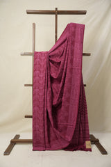 Cherry Red HBP Cotton Saree - SRCRCS3130