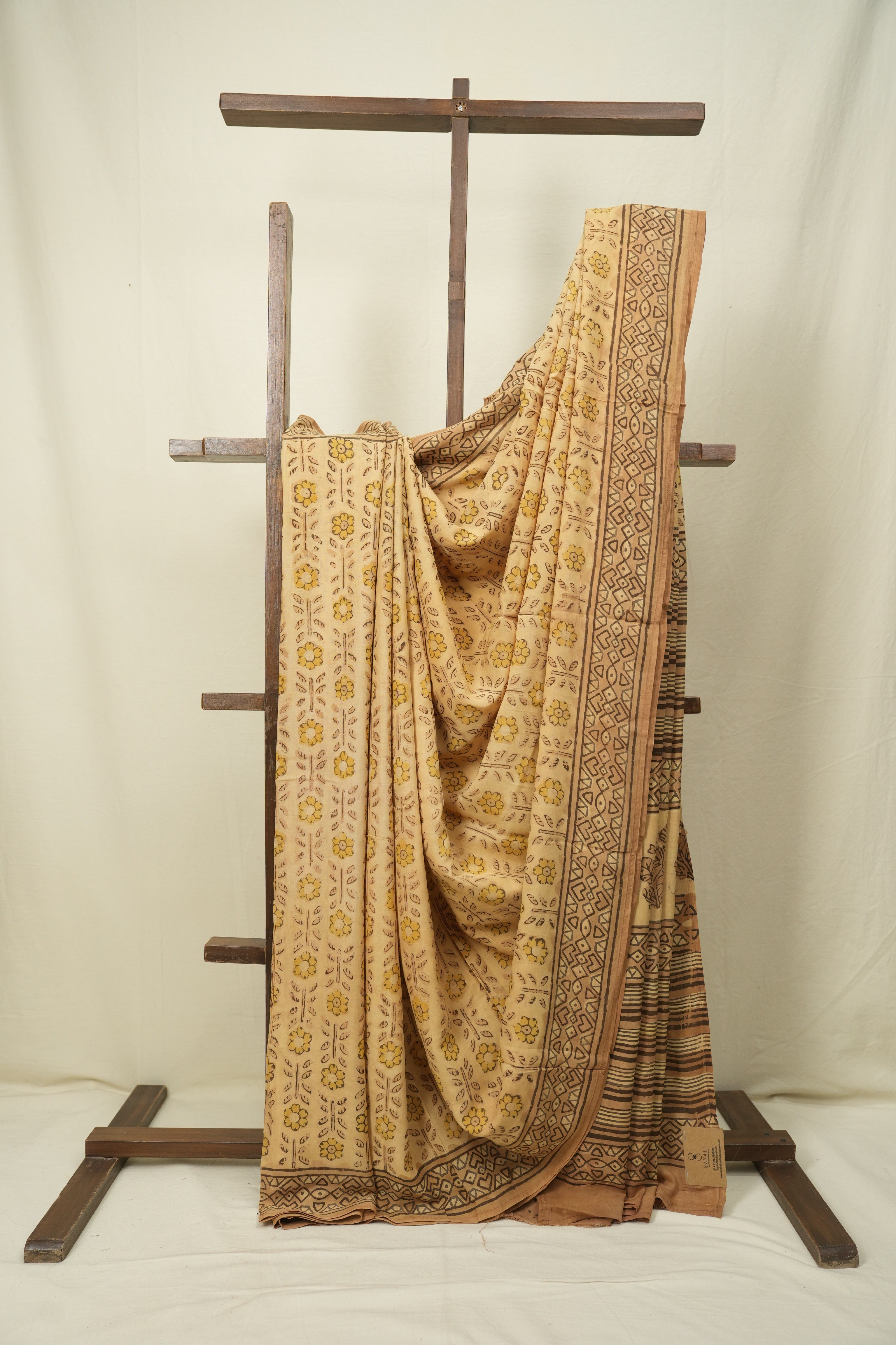 Light Brown HBP Modal Silk Saree - SRLBSMS690