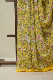 Yellow HBP Georgette Saree - SRYHGS46