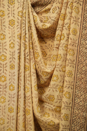 Light Brown HBP Modal Silk Saree - SRLBSMS690