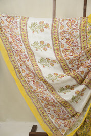 Yellow HBP Georgette Saree - SRYHGS46