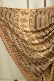 Light Brown HBP Modal Silk Saree - SRLBSMS690