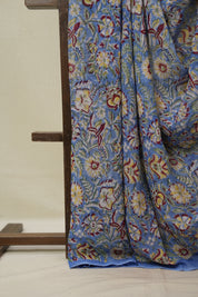 Blue HBP Georgette Saree - SRBHGS50