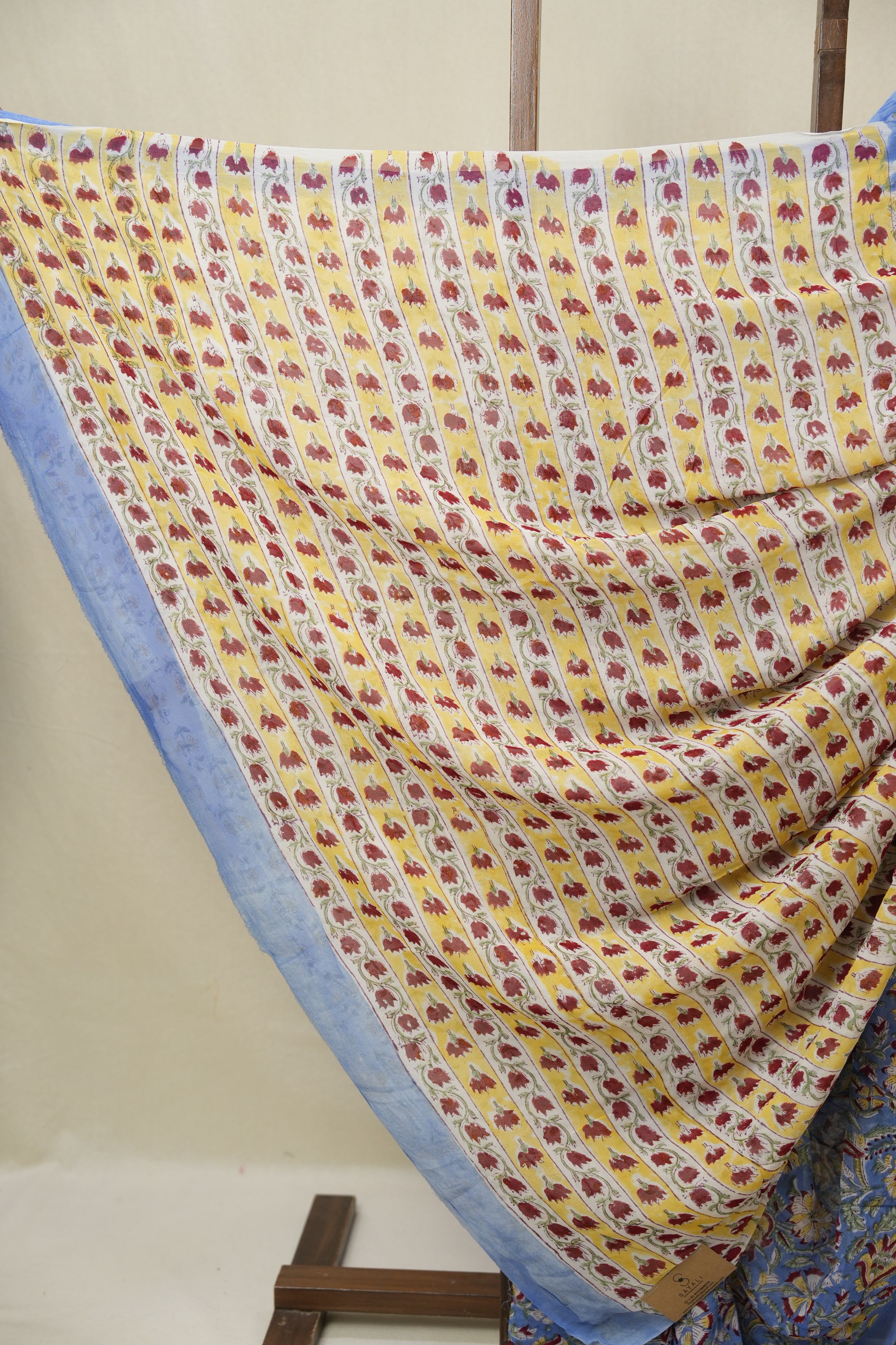 Blue HBP Georgette Saree - SRBHGS50