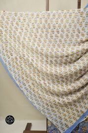 Blue HBP Georgette Saree - SRBHGS50