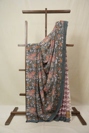 Sage Green HBP Georgette Saree - SRSGHGS51