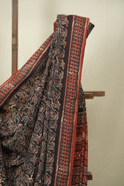 Black HBP Modal Silk Saree - SRBSMS693