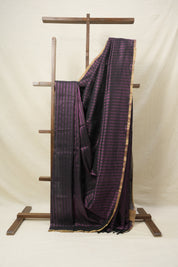 Purple Maheshwari Tissue Saree  - SRPMTS376