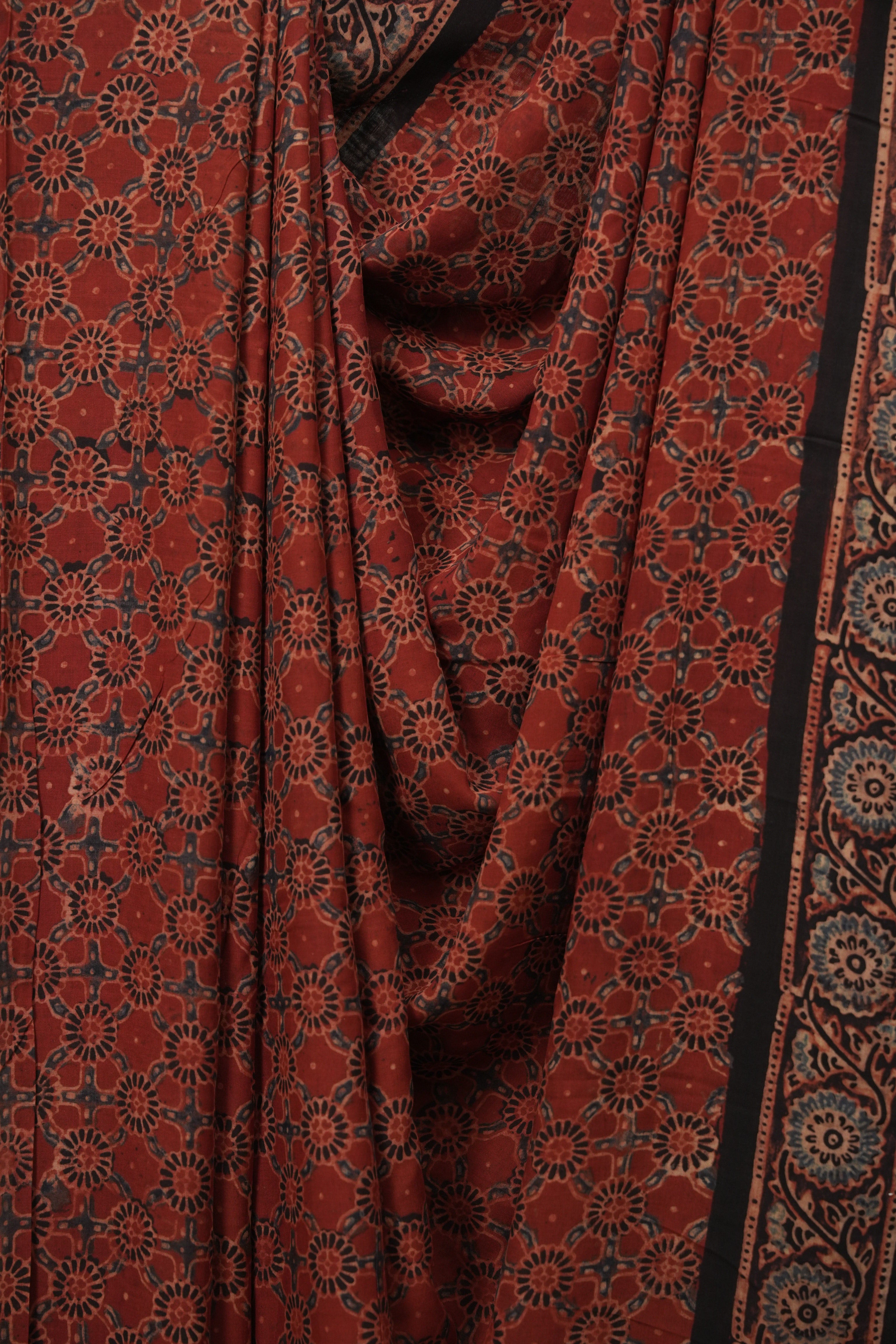 Maroon HBP Modal Silk Saree - SRMSMS688