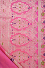 Pink Banarasi Silk Saree - Saavari - SSPBSS62