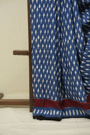 Indigo HBP Modal Silk Saree - SRLBSMS686