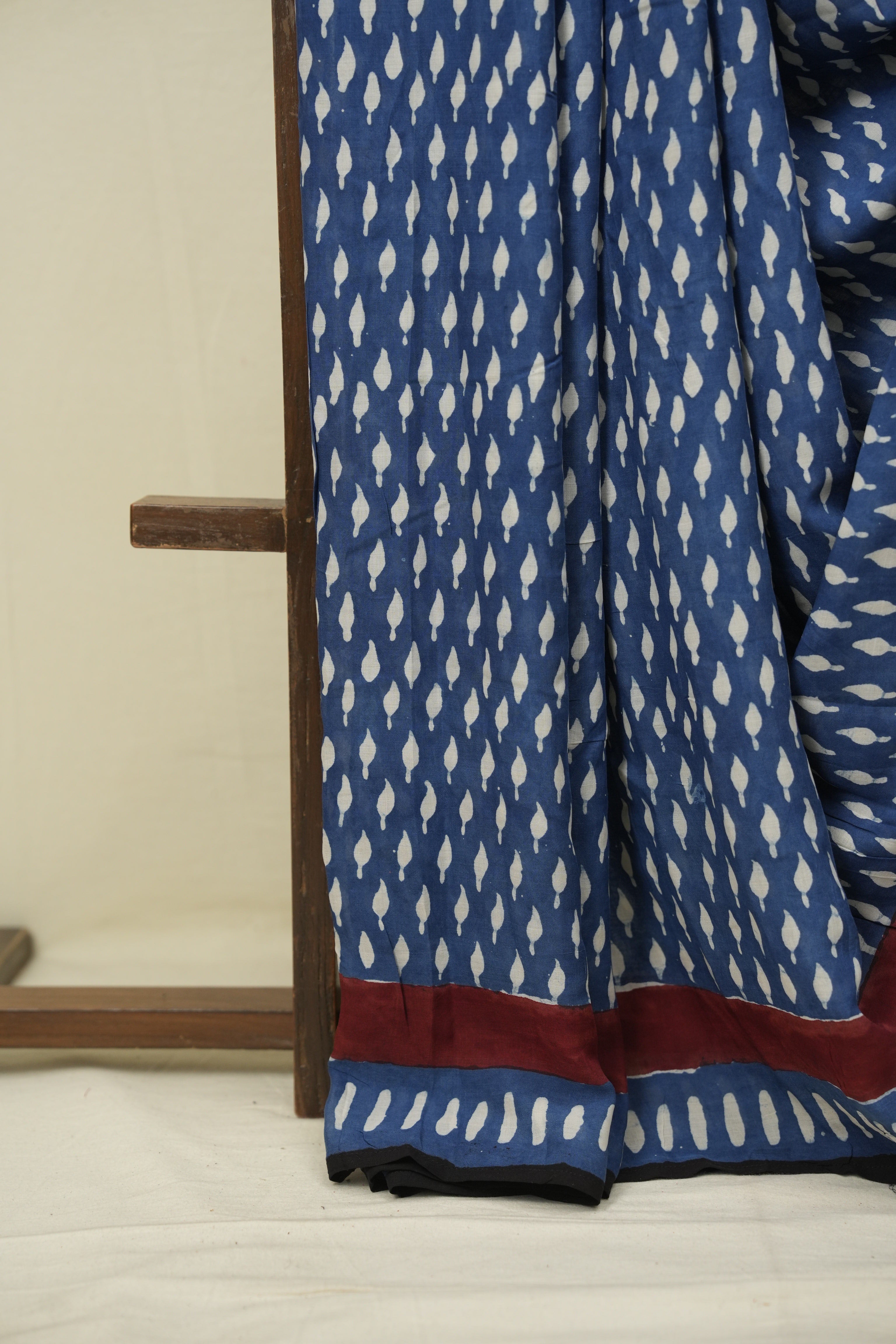 Indigo HBP Modal Silk Saree - SRLBSMS686
