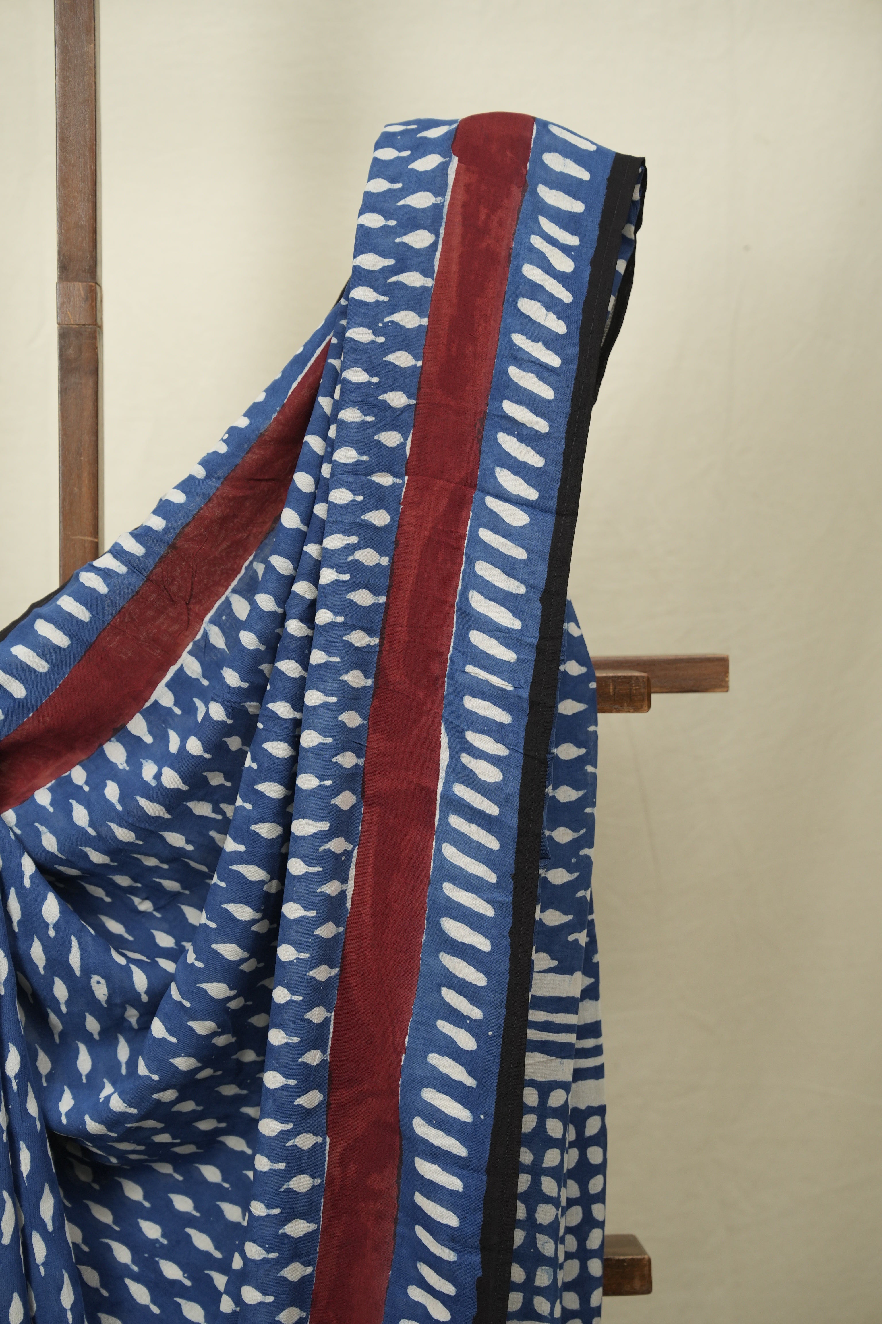 Indigo HBP Modal Silk Saree - SRLBSMS686