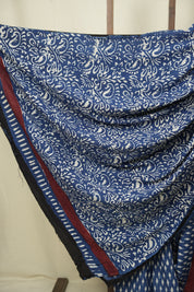 Indigo HBP Modal Silk Saree - SRLBSMS686