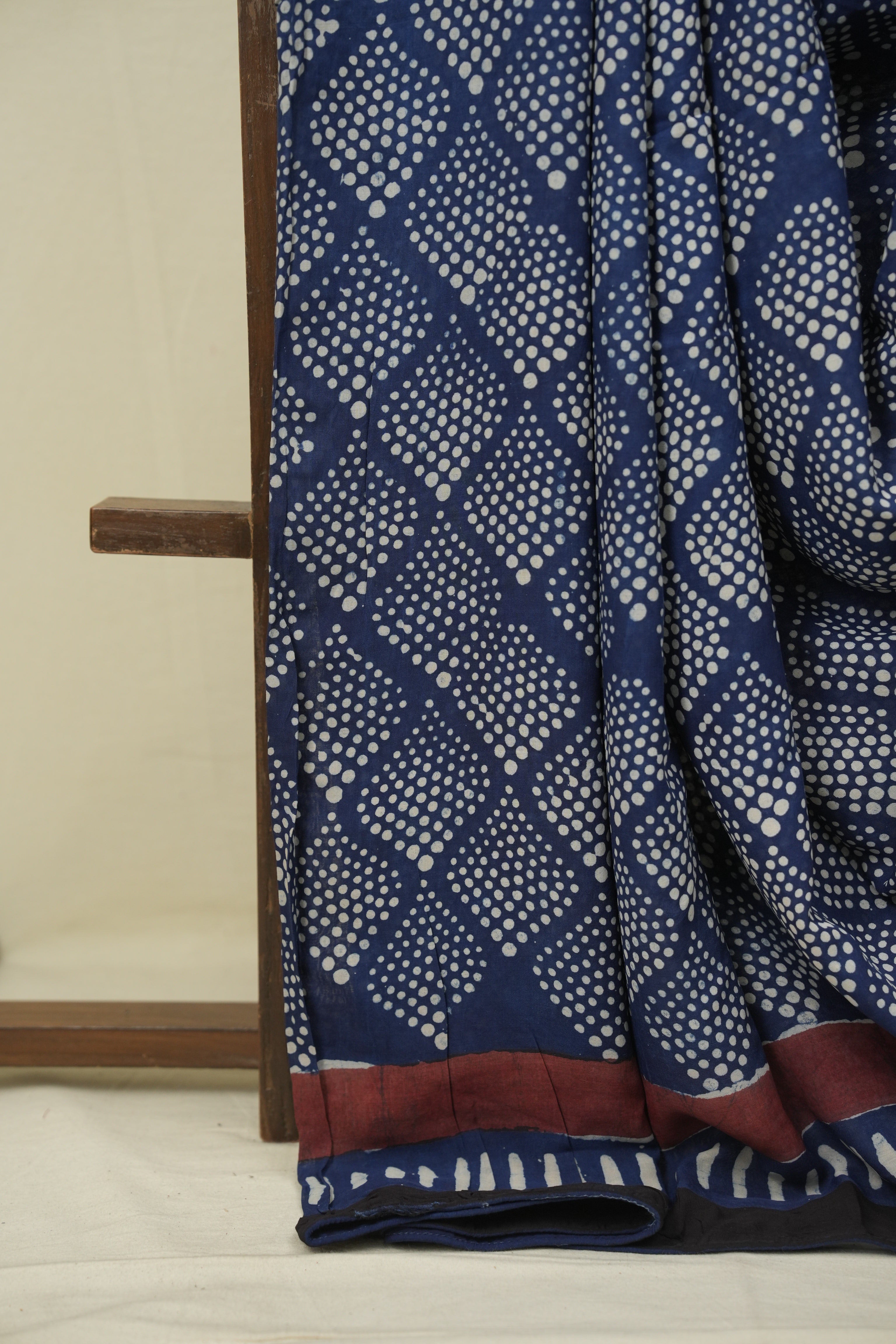 Indigo HBP Modal Silk Saree - SRLBSMS687