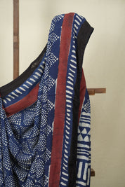 Indigo HBP Modal Silk Saree - SRLBSMS687