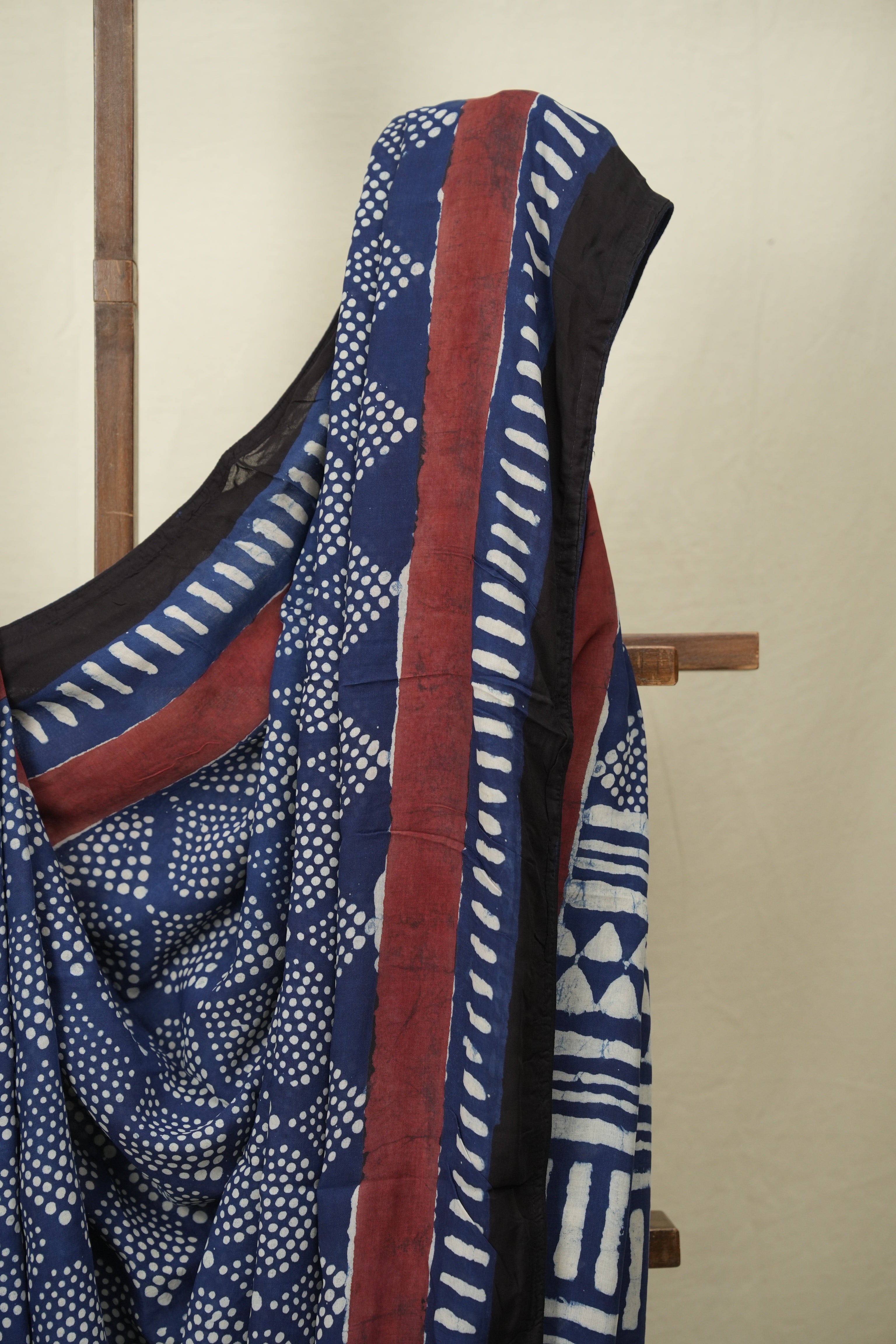 Indigo HBP Modal Silk Saree - SRLBSMS687