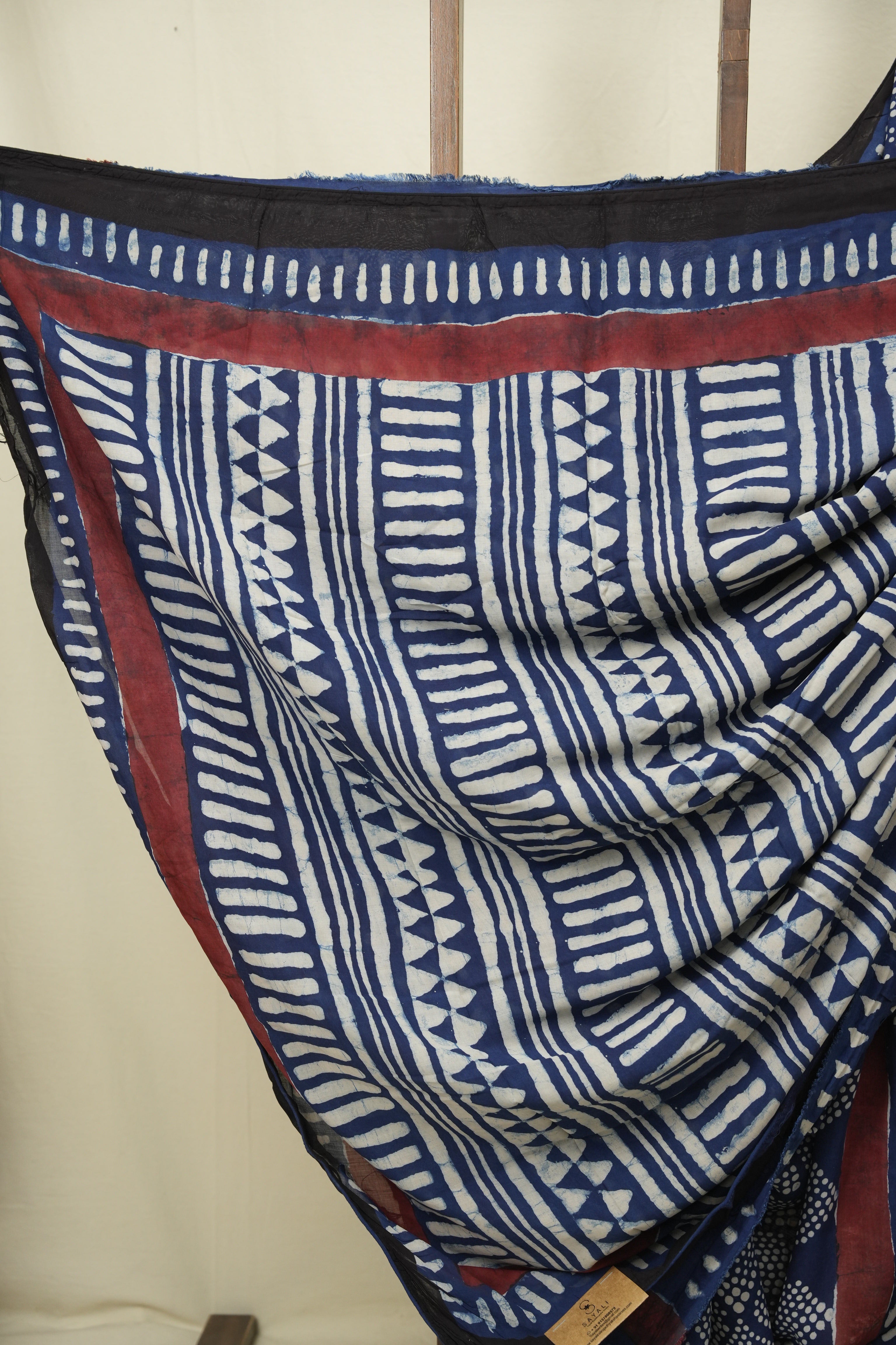 Indigo HBP Modal Silk Saree - SRLBSMS687