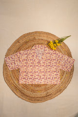 White HBP Cotton Coat Collar Blouse-SRWCCCB109