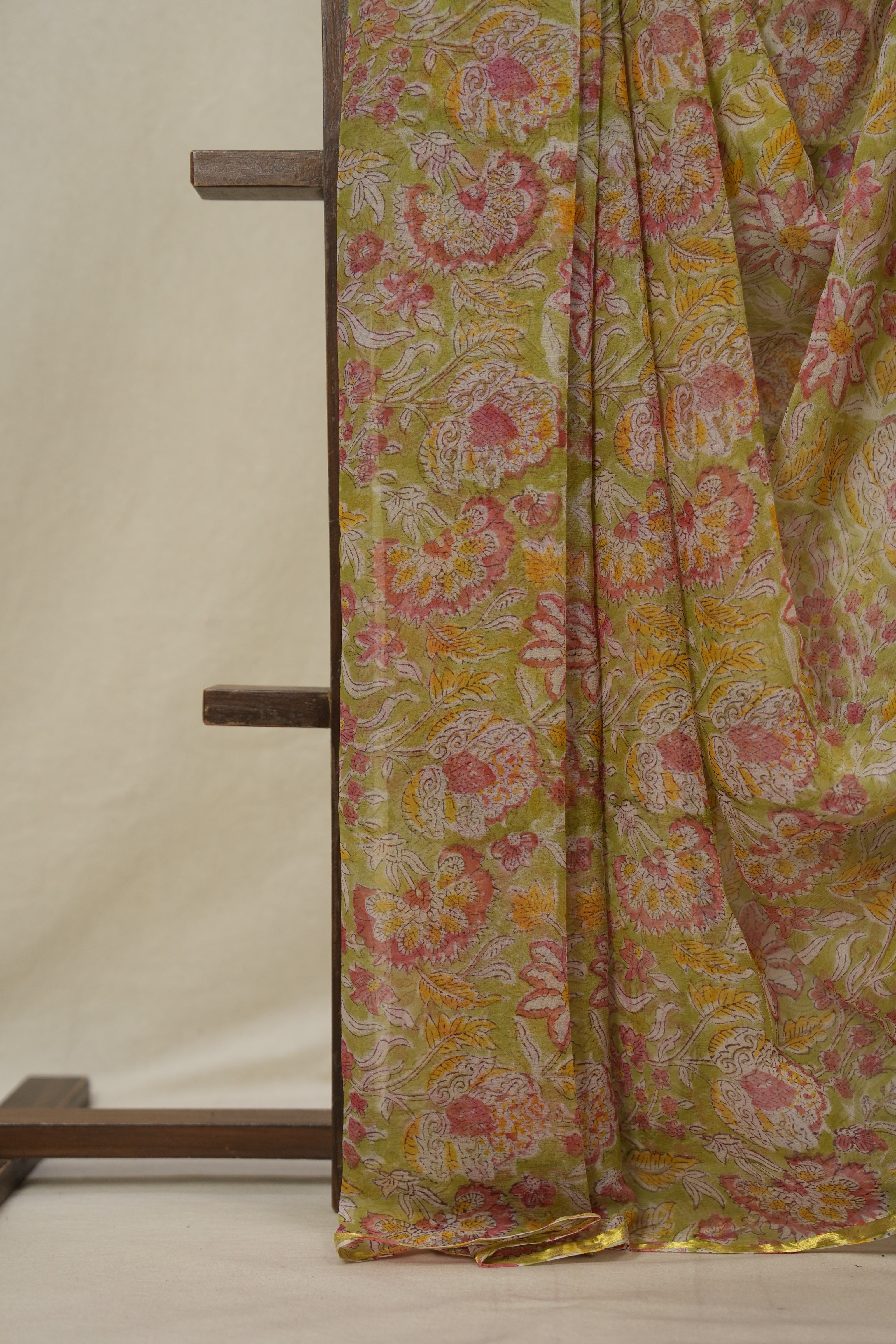 Pista Green HBP Chiffon Saree - SRPGHGS15