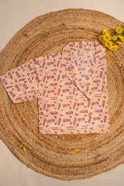 White HBP Cotton Coat Collar Blouse-SRWCCCB109