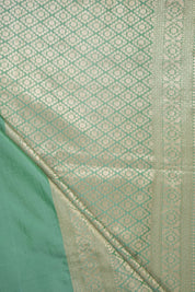 Mint Green Banarasi Silk Saree - Saavari - SSMGBSS67