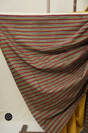 Mustard Cotton Patchwork Saree - SRMCPS296