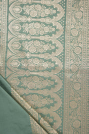 Mint Banarasi Silk Saree - Saavari - SSMBSS81