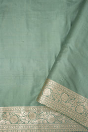 Mint Banarasi Silk Saree - Saavari - SSMBSS81