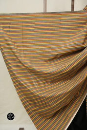 Black Cotton Patchwork Saree - SRBCPS295