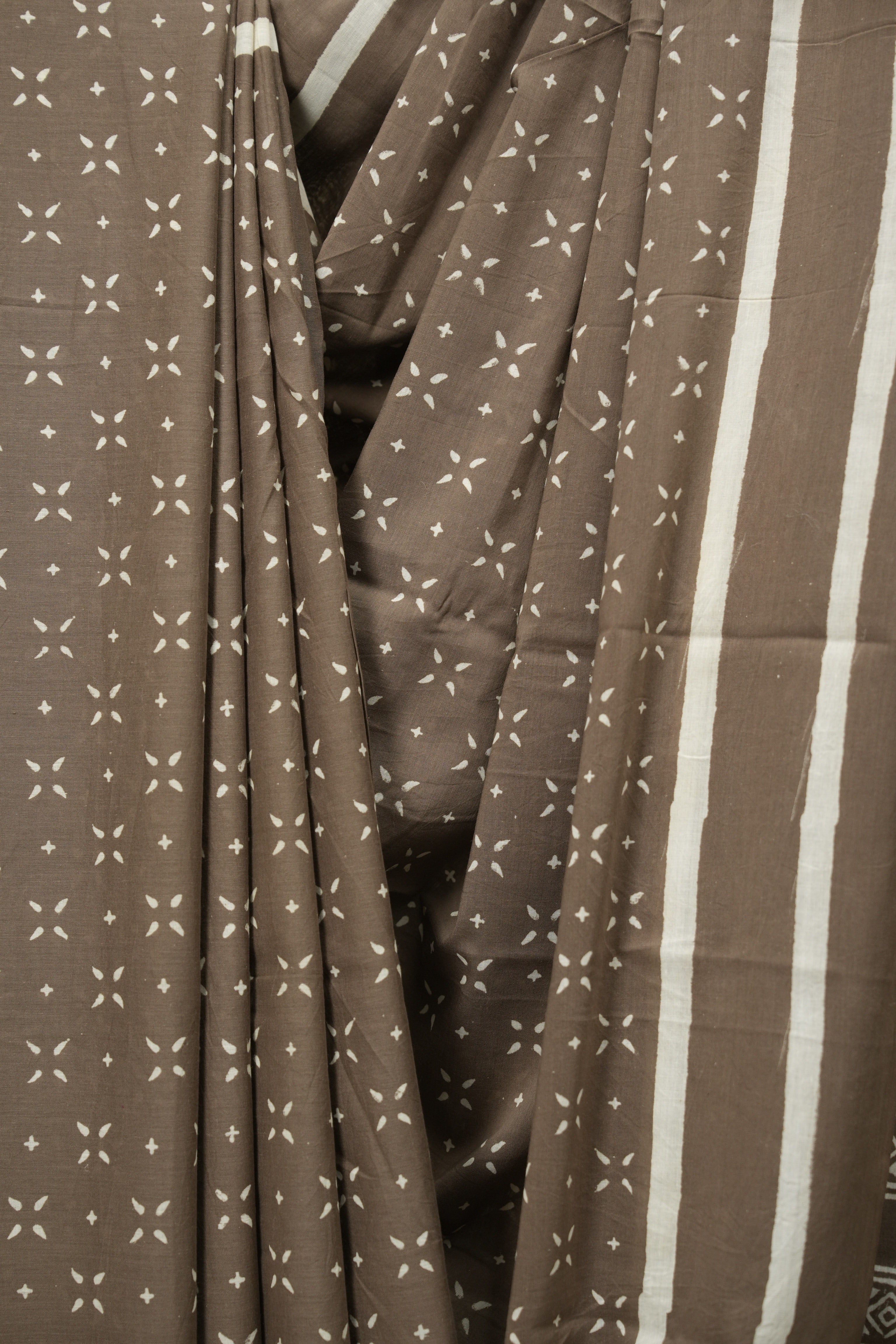 Brown HBP Cotton Saree - SRBCS3471