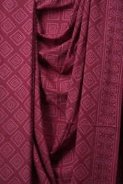 Beet Root Red HBP Cotton Saree - SRBRRS3139