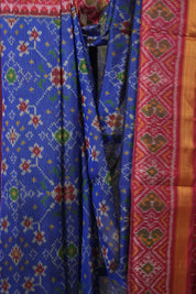 Blue Rajkot Patola Silk Saree - SRBRPSS578