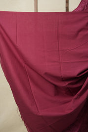 Beet Root Red HBP Cotton Saree - SRBRRS3139