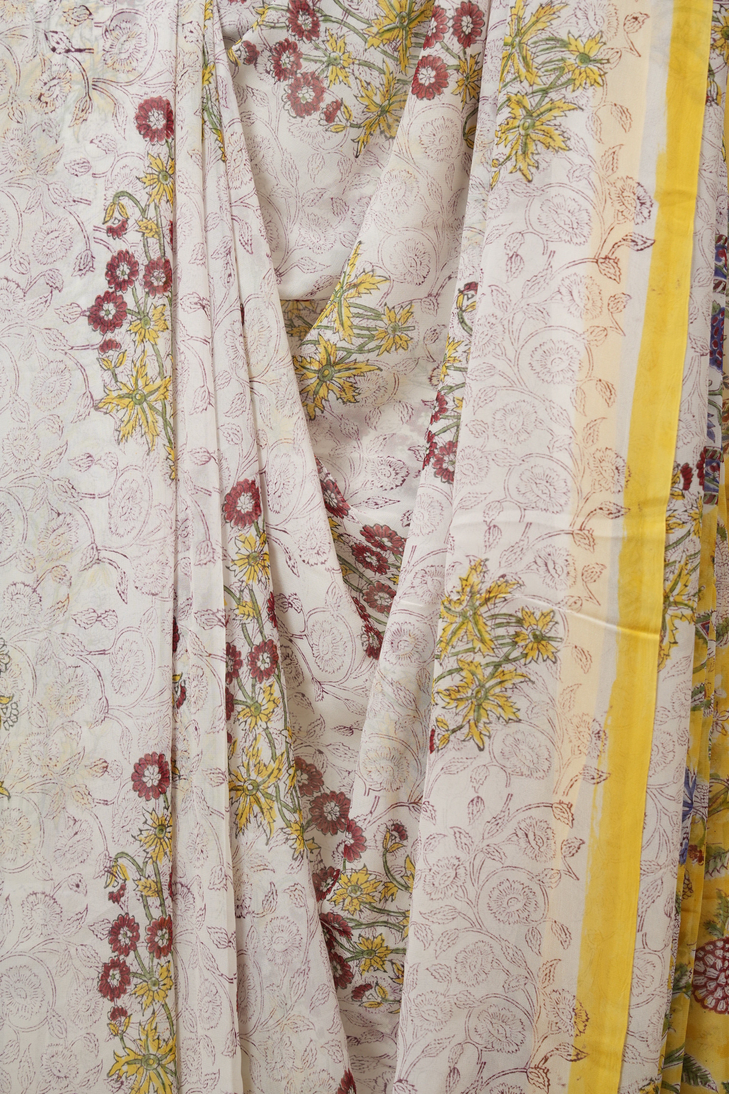White HBP Georgette - SRWHGS36