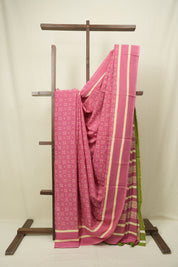 Pink HBP Cotton Saree - SRPCS3472