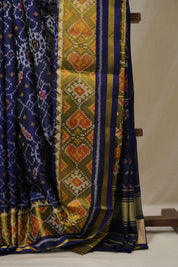 Royal Blue Rajkot Patola Silk Saree - SRRBRPSS579