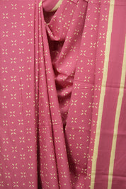 Pink HBP Cotton Saree - SRPCS3472