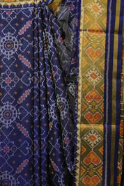 Royal Blue Rajkot Patola Silk Saree - SRRBRPSS579