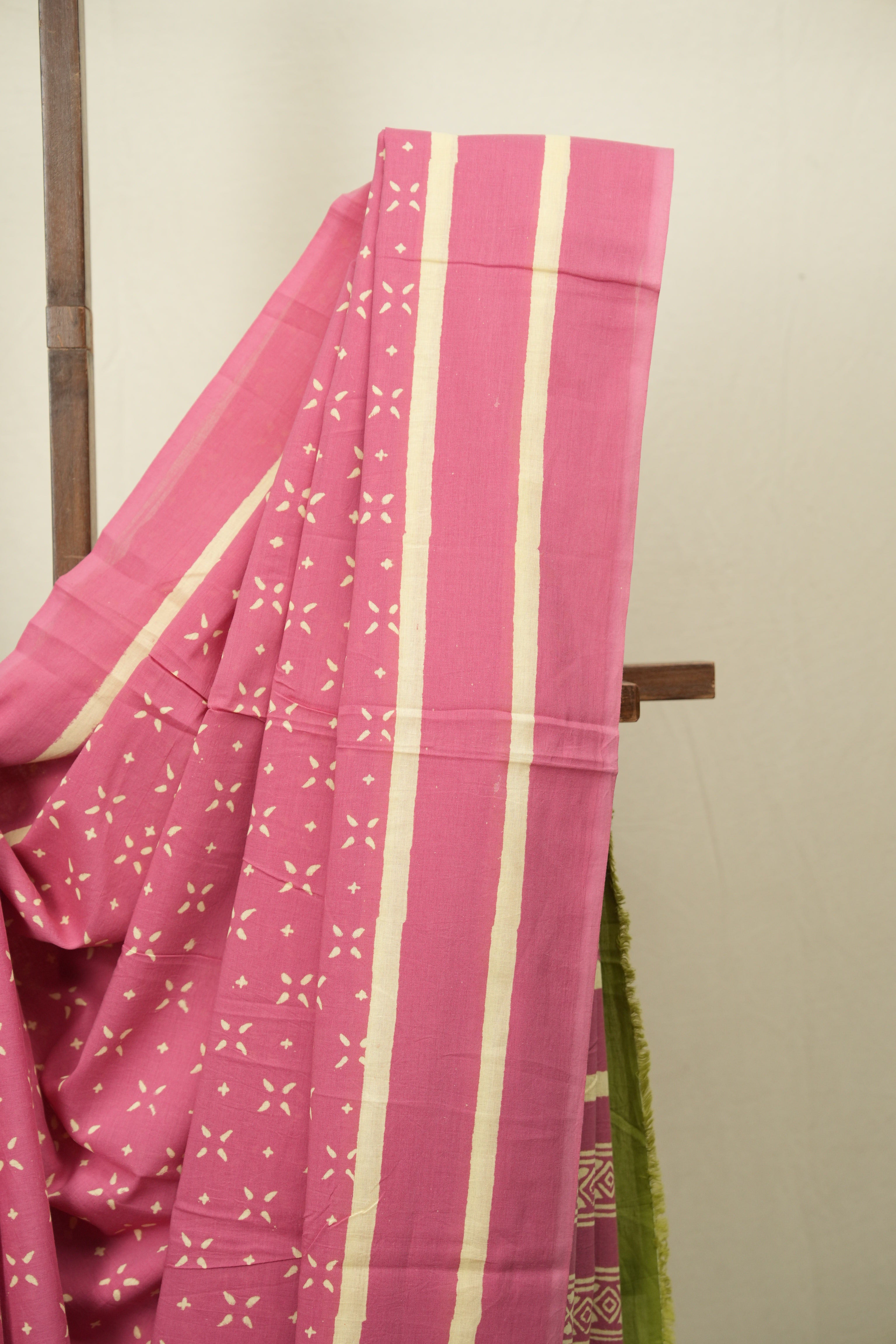 Pink HBP Cotton Saree - SRPCS3472