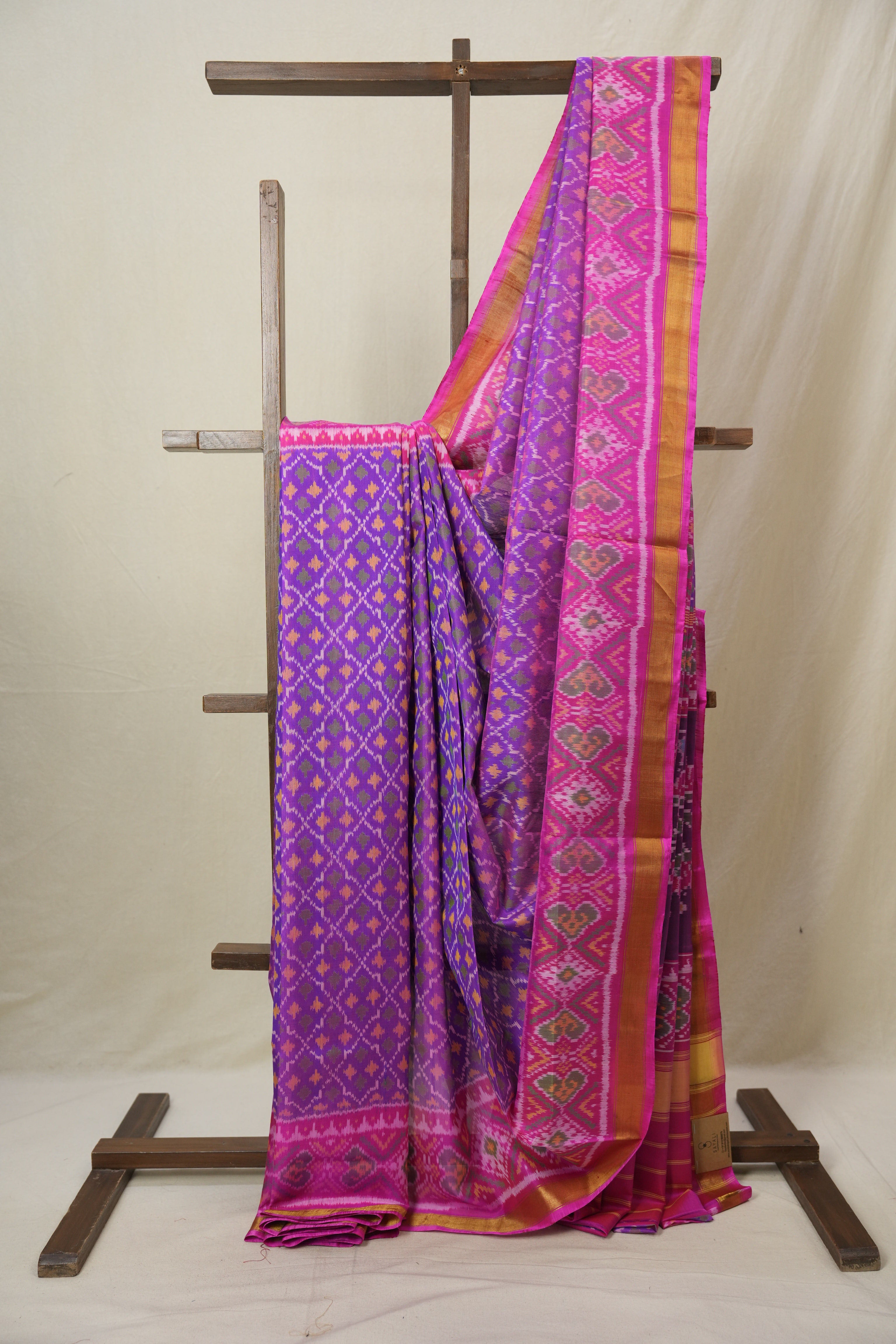 Purple  Rajkot Patola Silk Saree - SRPRPSS580