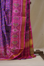 Purple  Rajkot Patola Silk Saree - SRPRPSS580