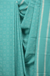Sea Blue HBP Cotton Saree - SRSBCS3474